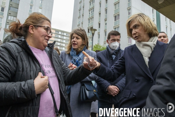 Valérie PECRESSE dans un quartier sensible d Aubervilliers