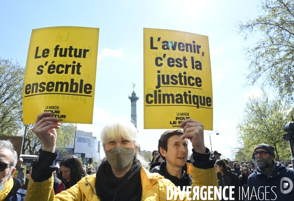 Marche pour le futur 2022, le 9 avril à Paris. Walk for the future.