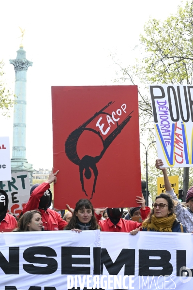 Marche pour le futur 2022, le 9 avril à Paris. Walk for the future.