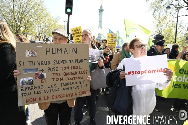 Marche pour le futur 2022, le 9 avril à Paris. Walk for the future.