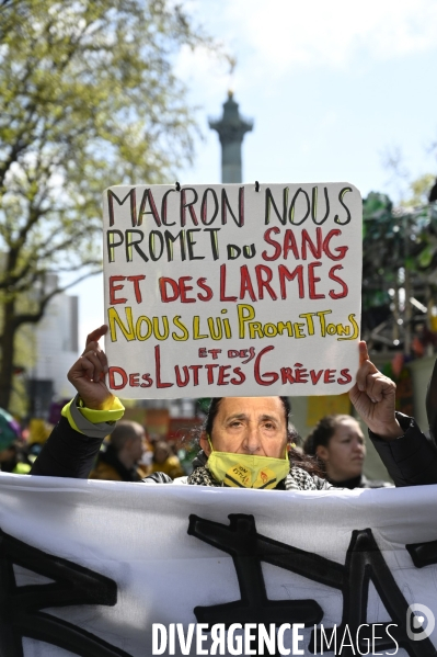 Marche pour le futur 2022, le 9 avril à Paris. Walk for the future.