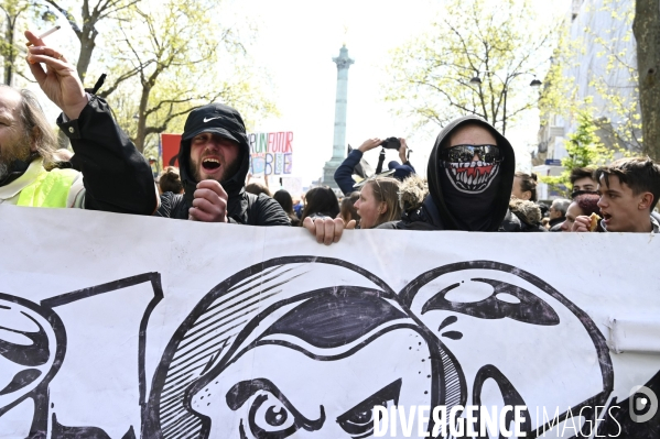 Marche pour le futur 2022, le 9 avril à Paris. Walk for the future.