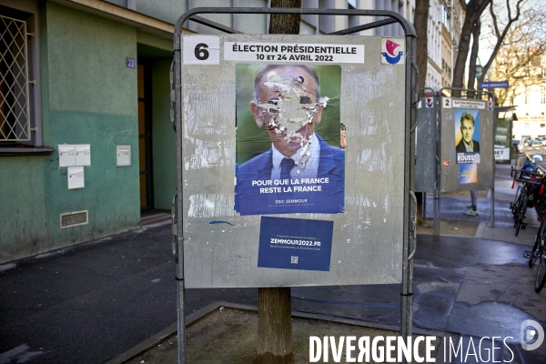 Affiches présidentielles 2022