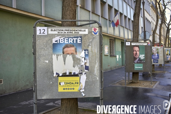 Affiches présidentielles 2022