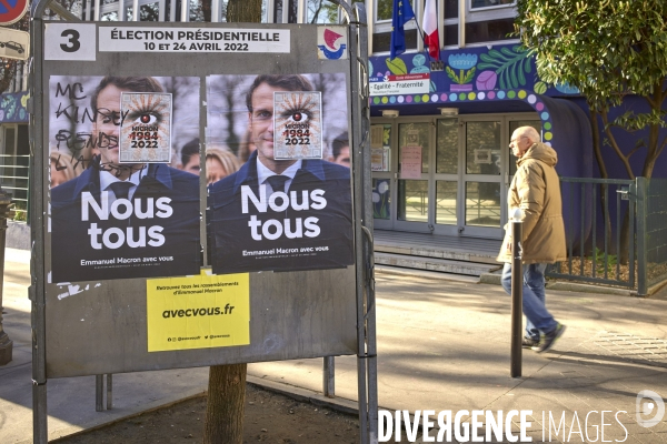 Affiches présidentielles 2022