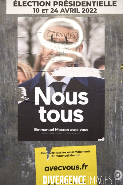 Affiches présidentielles 2022