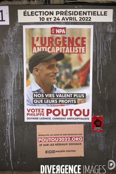 Affiches présidentielles 2022