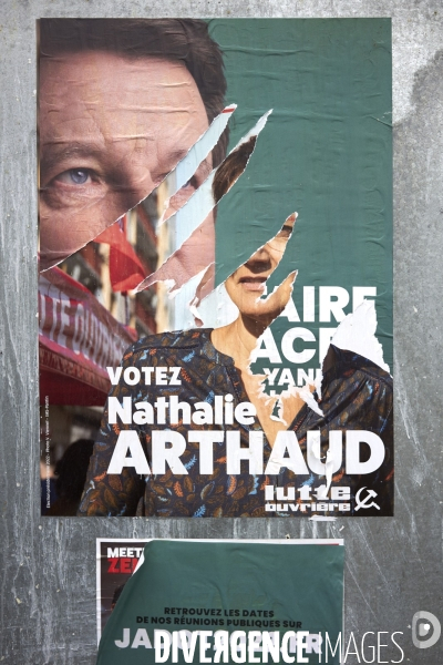 Affiches présidentielles 2022