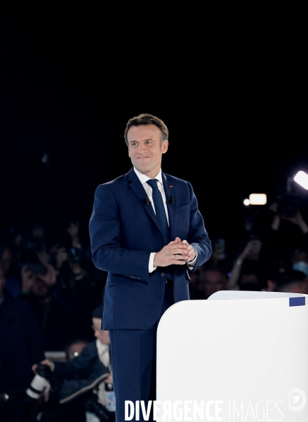 Election Presidentielle 2022 Premier Tour / Emmanuel Macron
