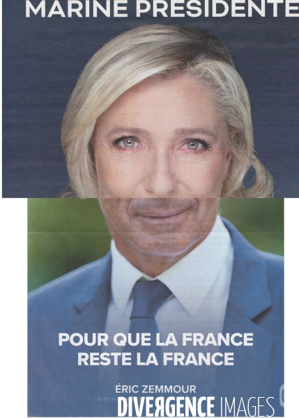 Election Présidentielle 2022. Stratégies et alliances pour le deuxième tour (photomontage)