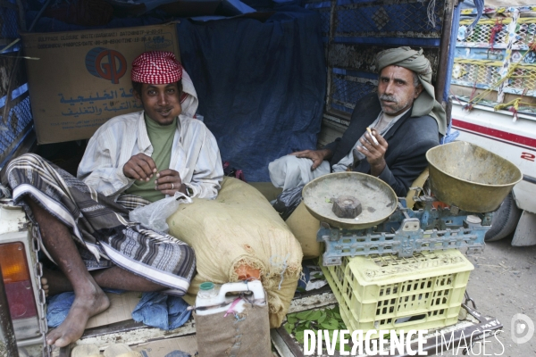 Le khat au yemen