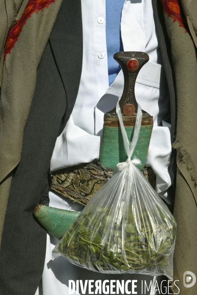Le khat au yemen
