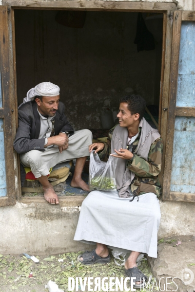Le khat au yemen