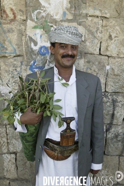 Le khat au yemen