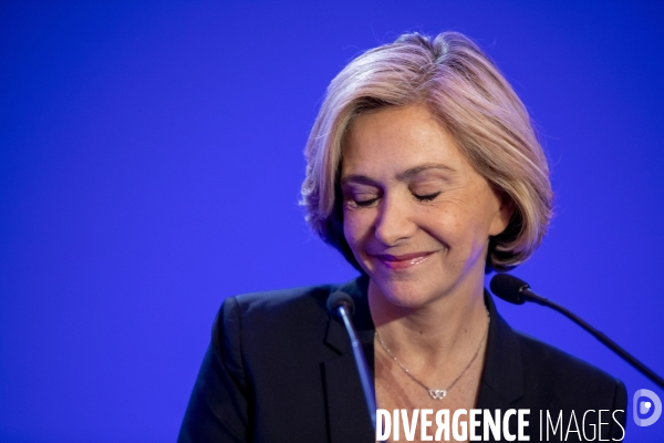 Soirée électorale du premier tour au QG de Valérie PECRESSE