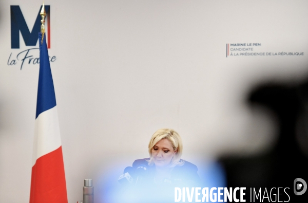 Election Presidentielle 2022 / Marine Le Pen