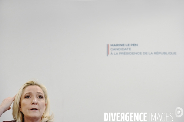 Election Presidentielle 2022 / Marine Le Pen