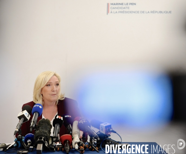 Election Presidentielle 2022 / Marine Le Pen