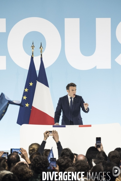 Déclaration d Emmanuel Macron, 1er tour de la présidentielle.