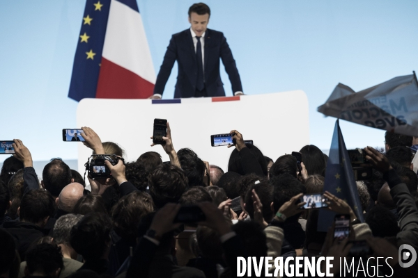 Déclaration d Emmanuel Macron, 1er tour de la présidentielle.