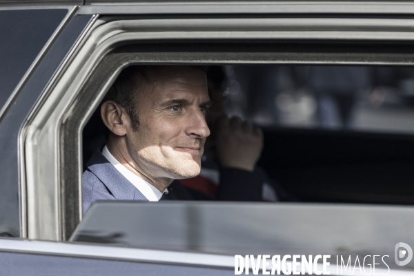 Déplacement d Emmanuel Macron dans les Hauts de France.