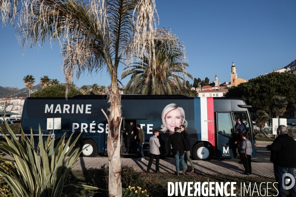 Marine Le Pen a Menton