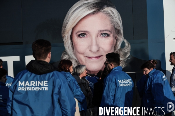 Marine Le Pen a Menton