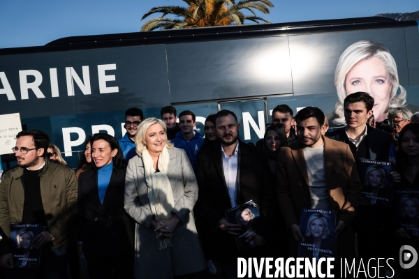 Marine Le Pen a Menton