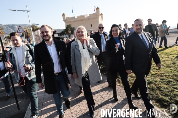 Marine Le Pen a Menton