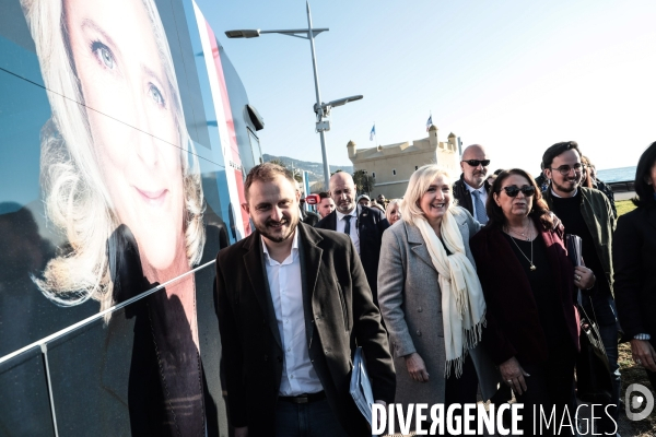 Marine Le Pen a Menton