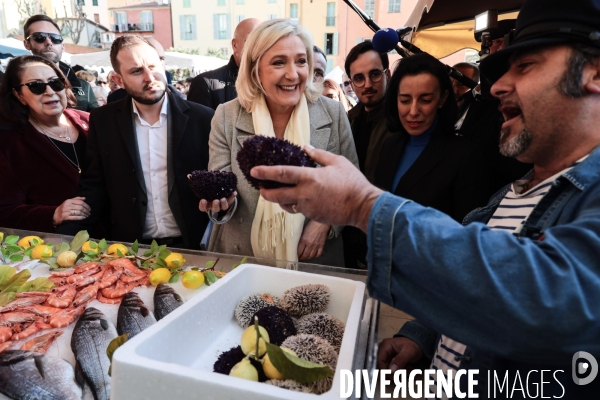 Marine Le Pen a Menton