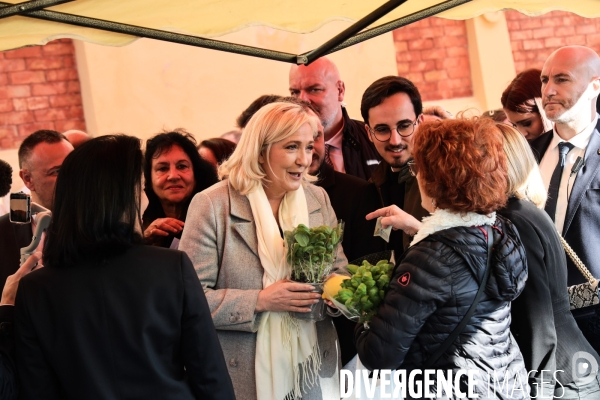 Marine Le Pen a Menton