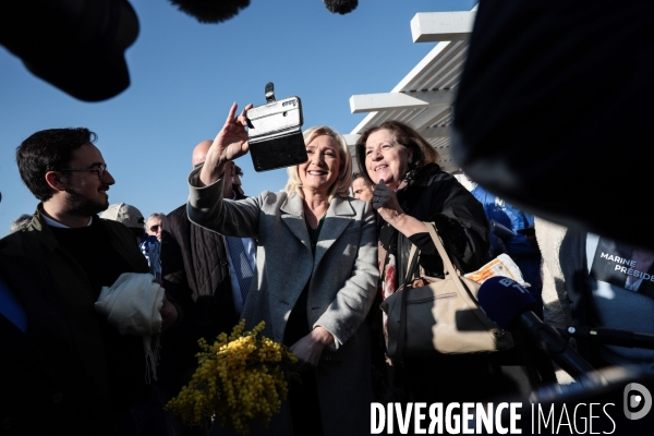 Marine Le Pen a Menton