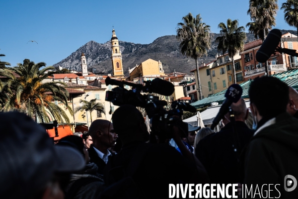 Marine Le Pen a Menton