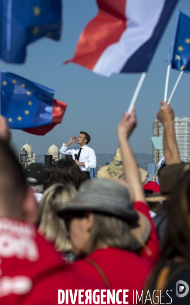 Présidentielles 2022, Macron à Marseille