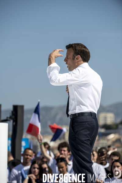 Présidentielles 2022, Macron à Marseille