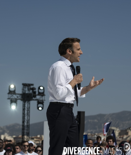 Présidentielles 2022, Macron à Marseille