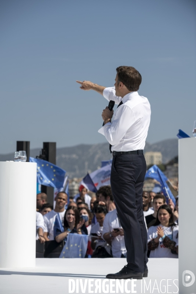 Présidentielles 2022, Macron à Marseille