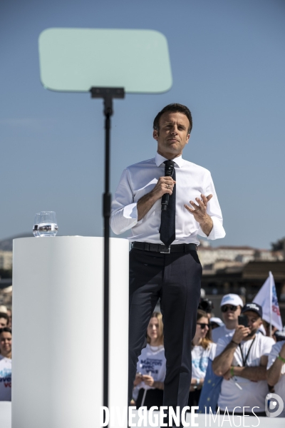 Présidentielles 2022, Macron à Marseille