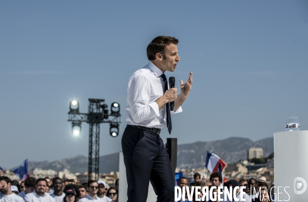 Présidentielles 2022, Macron à Marseille