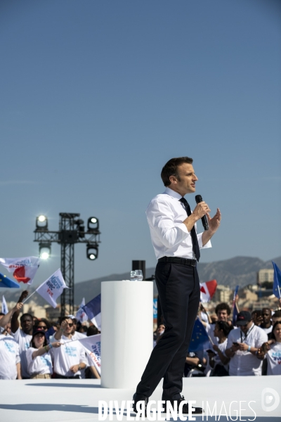 Présidentielles 2022, Macron à Marseille