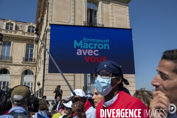 Présidentielles 2022, Macron à Marseille