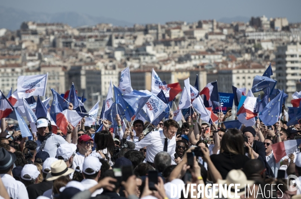 Présidentielles 2022, Macron à Marseille