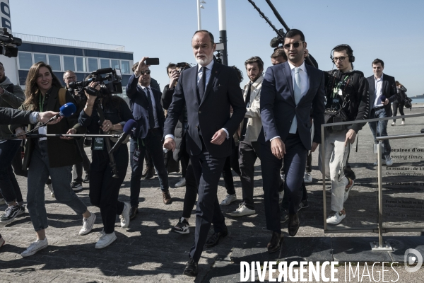 Déplacement d Emmanuel Macron au Havre