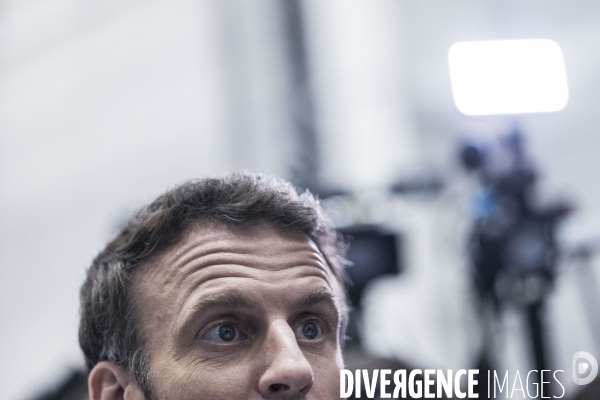 Déplacement d Emmanuel Macron au Havre