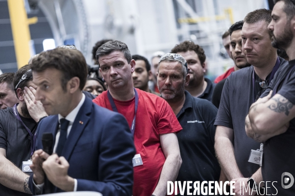 Déplacement d Emmanuel Macron au Havre