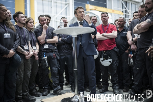 Déplacement d Emmanuel Macron au Havre