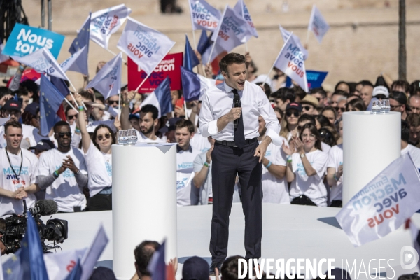 Meeting d Emmanuel Macron à Marseille