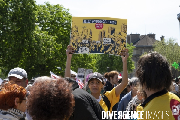 Marche contre l extrême droite