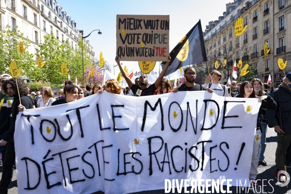 Marche contre l extrême droite